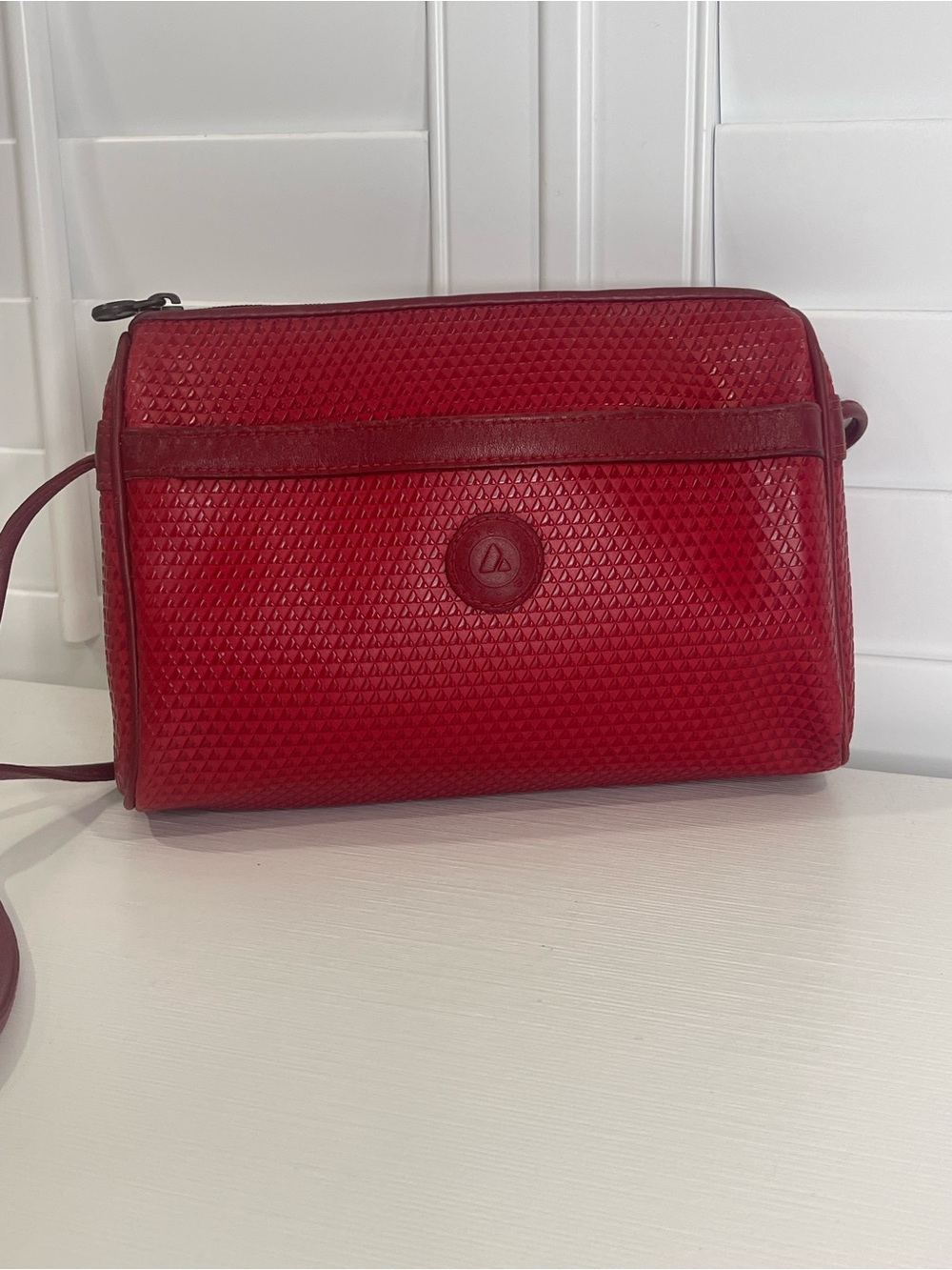 Vintage Liz Claiborne Red Crossbody Bag 1980’s